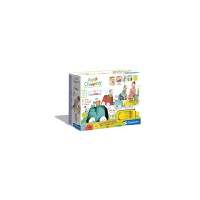 80516 Clemmy-Soft Animals Train-Infant Toys 6 Months (Italian, English, French, German, Spanish, Dutch and Polish), Made in Italy, Multicolor