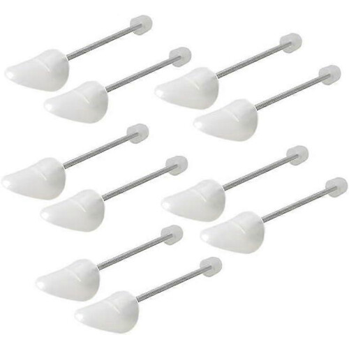 5 Pairs Adjustable Shape-Keeping Shoe Tree Boot Stretchers Spring Coils Transparent Unisex