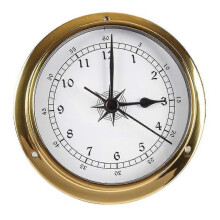 Copper Shell Marine Wall Mounted Clock Tester for Weather Station Boat Hanging 1
