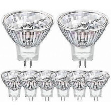 MR11 GU4 8x 12V 20W Dimmerabile Bianco Caldo 2800K Lampadina alogena spot 35mm Riflettore per armadio