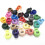 10pcs Plastic Double Holes Spring Cord Locks Oval Toggle for Drawstrings Cord Ends Fastener 1