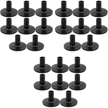 38x26mm Black Cymbal Sleeves 24-Pack Replacement for Drums (8PCS)