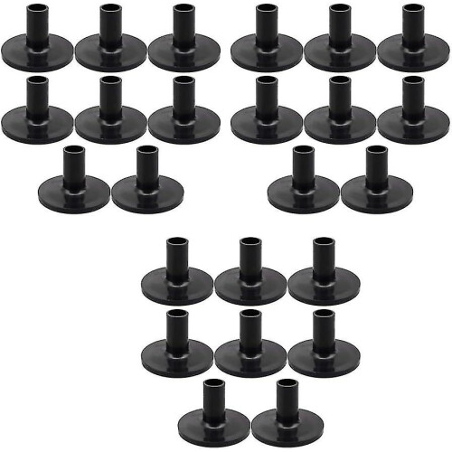 38x26mm Black Cymbal Sleeves 24-Pack Replacement for Drums (8PCS)