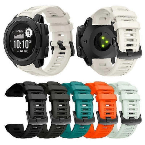 Silicone Replacement Strap Bracelet for Garmin Instinct Smart Watch Band