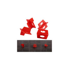 50Pcs Tile Spacers Leveling Clips, Tile Leveling Alignment System Sets 3 Side T Shaped compatible with 2mm Cross Ceramic Tile Gap