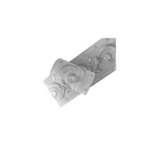 D-Simplemuji PVC Self Adhesive Silver 3D Flowers Waterproof Wall Border Decor Removable Kitchen Bathroom Tiles Stciker 10cm by 5meters