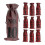 Burlap Wine Bags 1-10 Blind Tasting Wedding Table Numbers Party 1