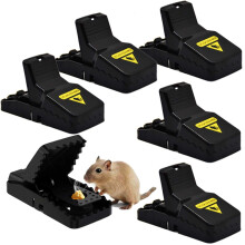 Mouse Traps Mice Traps, 6 Pack Mouse Traps compatible with Indoors That Kill Instantly, Rodent Trap, Mice Kill Mouse Control