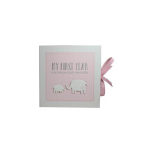My First Year Record Book Petit Cheri Collection Gift - Pink Baby Girl 5338
