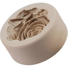 Moule à bougie en silicone 3D motif pivoine alvéolé