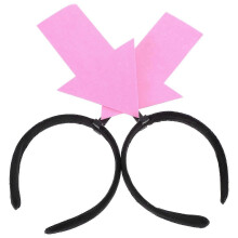 Lot de 2 serre-têtes roses à flèches, accessoire de déguisement original pour soirées à thème