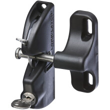 National Hardware V6201 LTcH BLK N346201 4916 LokkLatch Automatic Keyed gate Lock Latch in Black