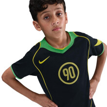 (9-10 Years, Black/Green) Nike Childrens/Kids T90 Piped Dri-FIT Jersey
