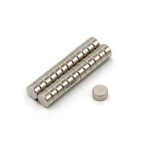 N35 Neodymium Magnet compatible with Arts, Crafts, Model Making, DIY, Hobbies, Office, and Home - 6mm dia x 3mm thick - 0.68kg Pull - Pack of 50