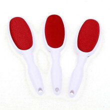 Brosse anti-peluches portable Magic Velvet double face réutilisable, lot de 3, blanche