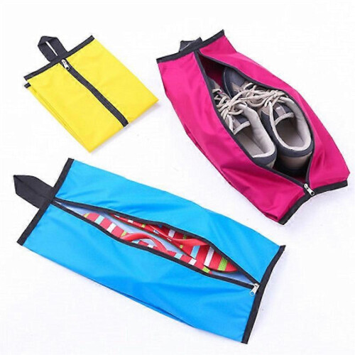 Foldable Waterproof Shoe Storage Bag Large Portable Anti-Dust Camping 1PcsBlue 2