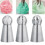 3pcs/set Torch Russian Flower Piping Nozzle Tips for Sphere Cake Decoration Baking Tools 1