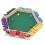 Classico gioco di dadi Shut The Box per 6 giocatori, con tabellone in legno e 12 dadi. 5