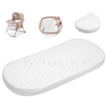 Pram and Moses Basket Mattress – Fit to Kinderkraft; Baby Crib | Breathable | Hypoallergenic | Size 78 x 41 x 04 CM