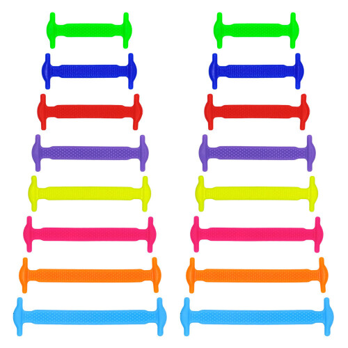 Elastische Schnürsenkel ohne Binden MultiColor 1