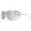 Silver Grey Crystal Sunglasses ML0046 26C Silver Mirror 2