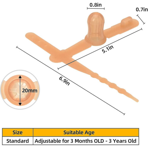Infant Stop Thumb Sucking Silicone Adjustable Thumb Guard 0-3 Years 2