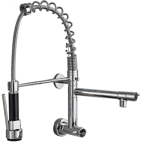 Premium Polished Chrome PullUp MixerTap ReplacementHead SolidBrass Durable BathKitchen 1