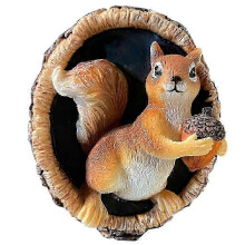 Nouvelle statue décorative en résine représentant un animal amoureux des arbres (2025)