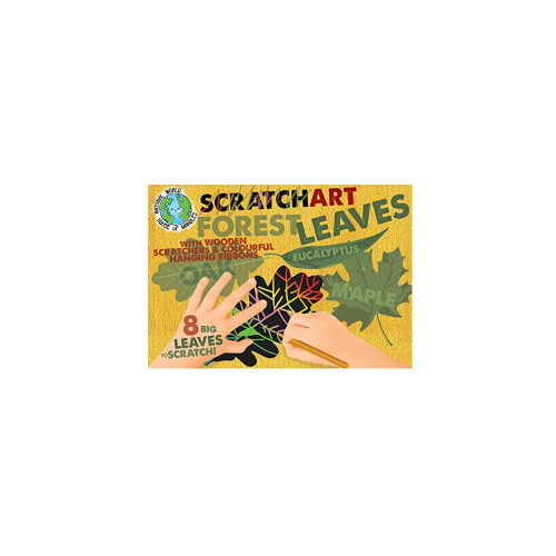 Scratch Art Leaves
