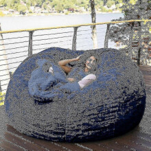 (blue, 180x90cm) Saco de Sofá 135x65cm Capa em Veludo Microfibra Espesso Lavável para Sala de Estar Quarto
