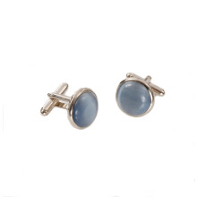 Dress Cufflinks - Pearly Blue