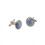Dress Cufflinks - Pearly Blue 1