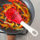 Red 1Pcs Multifunctional Kitchen Cooking Spoon Garlic Press Colander Filter 5