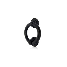Smithy's Range Black Antique Ring Door Knocker, Traditional Black Ring Front Door Knocker, Aesthetic Antique Exterior Furniture, Cast Iron Door