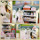 DIY Miniature Wooden House Model Kit 1 Set 3