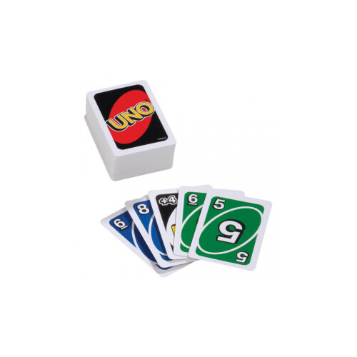travel game Uno paper 110 pcs