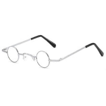 Lunettes de soleil rétro rondes pour hommes et femmes, monture ronde ultra-petite, miroir de table, lunettes de traître