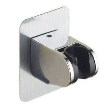 Support de pommeau de douche auto-adhésif à angle réglable étanche