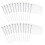 24 White Hand Held Waving Referee Flags Yard Lawn Marking 0621 Edition 0118 3