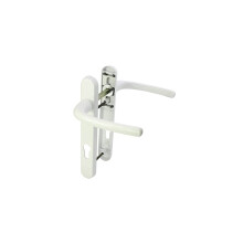 Ultra UPVC Door Handle Spring, 92PZ, 122mm Bolt centres, Double Glazing, Pair, White
