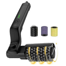 Brosse électrique pour barbecue 2600 mAh, 3 vitesses, tête en acier inoxydable, outil de nettoyage pour barbecue de camping