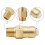 2 Pack 1/4 NPT Thermal Relief Valves for Pressure Washer Pump Replacement 3
