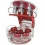 Multi Cherry Pitter Easy Squeeze Core for 6 Red Cherries with Grip Stoner Seed Remover 1