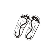 60Pairs(120feets) Spray Tanning DISPOSABLE STICKY FEET BLACK