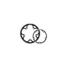 Unisex's Pro Road N10 130BCD Chainring-Black, 130 x 38t