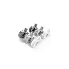 Universal Stroller Pegs 6-Pack - Buggy Clips compatible with Muslins, Toys or Car Seat Cover - Easy to Attach to Pushchair/Pram or Infant Car Seat -