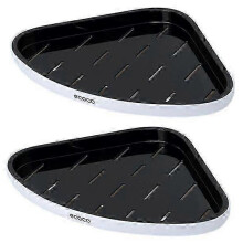 2 Ecoco Corner Shower Shelves for Bathroom Rustproof Storage