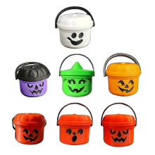 (7 Pieces) Minikurpitsasanko Halloween-karkkiin tai kepposiin, 3,7 cm kestävää PLA-materiaalia, pieni koriste-esine