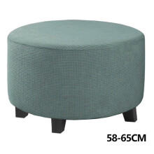 (Pea Green, L) Pyöreän jalkarahin päällinen liukumattomilla joustavilla reunoilla, useita värejä, olohuoneen kalusteiden suoja