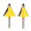 15 & 30 Chamfer Router Bit Set 2-Piece 1/4 Inch Shank Edge Forming 1